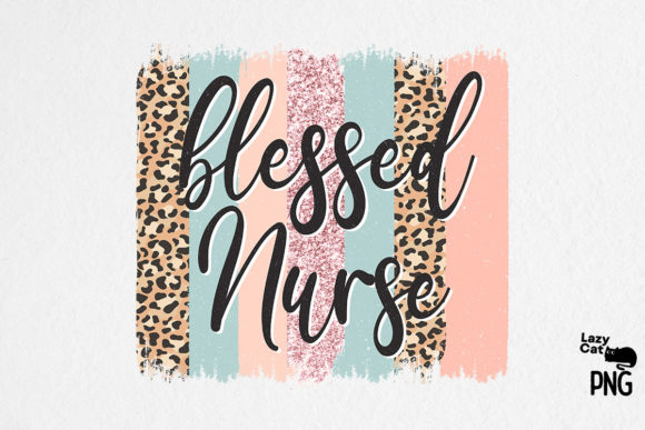 Blessed Nurse Clipart Sublimation: Graphics for Crafts