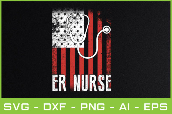 ER NURSE Graphics for Crafts and Branding