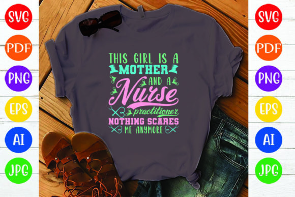 Mother Nurse Graphics for Crafts Branding