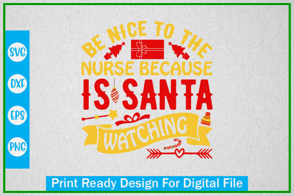 Nurse Santa Graphics for Crafts